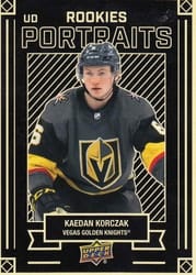 2022-23 Upper Deck UD Portraits Kaedan Korczak #P-44 card