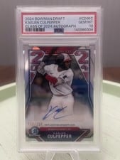 2024 Bowman Draft Class of 2024 Autographs Kaelen Culpepper #C24-KC card