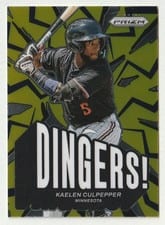 2025 Panini Prizm Dingers! Kaelen Culpepper #16 card