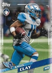2019 Topps AAF Base Set Kaelin Clay #167 card