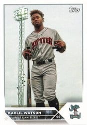 2023 Topps Pro Debut Base Set Kahlil Watson #PD-153 card