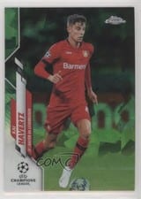 2019 Topps Chrome UEFA Champions League Sapphire Kai Havertz Green #21 card