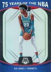 2021-22 Panini Mosaic 75 Years of the NBA Kai Jones #98 card