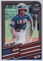 2026 Panini Stars & Stripes Prizm Base Set Kai Sapp #107 card
