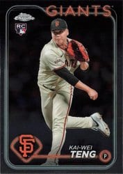 2024 Topps Chrome Update Base Set Kai-Wei Teng #USC102 card