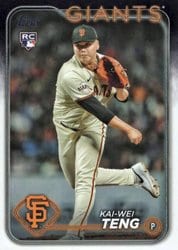 2024 Topps Update Base Set Kai-Wei Teng #US212 card