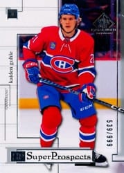 2022-23 SP Game Used 2001 Retro Rookies Crossover Kaiden Guhle #RC-15 card