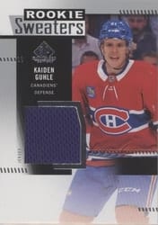 2022-23 SP Game Used Rookie Sweaters Kaiden Guhle #RS-KG card