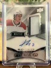 2022-23 Upper Deck Premier Acetate Rookie Autograph Patch Kaiden Guhle #AR-KG card