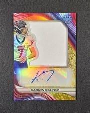 2024 Bowman University Best Prospect Jumbo Relic Autographs Set Kaidon Salter #PJA-KS card