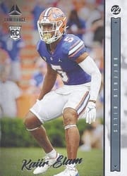 2022 Panini Luminance Base Set Kaiir Elam #154 card