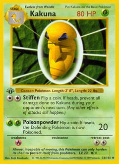 Base Kakuna #33 card