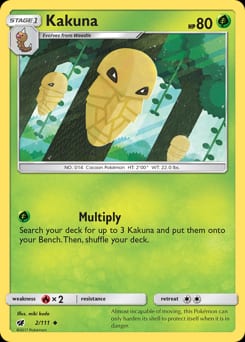 2017 Crimson Invasion Kakuna #2 card