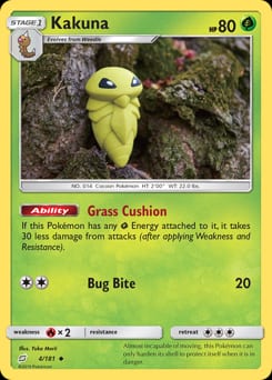 Team Up Kakuna #4 card