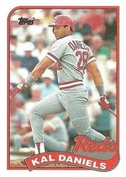 1989 Topps Base Set Kal Daniels #45 card
