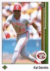 1989 Upper Deck Base Set Kal Daniels #160 card