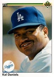 1990 Upper Deck Base Set Kal Daniels #603 card