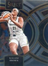 2024 Panini Select WNBA Base Set Kalani Brown #110 card