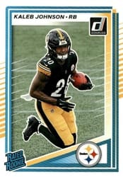 2025 Donruss Base Set Kaleb Johnson #322 card
