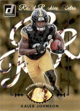 2025 Panini Black Vanta Kaleb Johnson #19 card