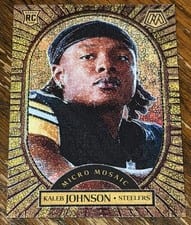 2025 Panini Mosaic Micro Mosaic Kaleb Johnson #4 card