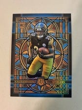 2025 Panini Mosaic Stained Glass Kaleb Johnson #21 card