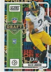 2025 Score NFL Draft Kaleb Johnson #14 card