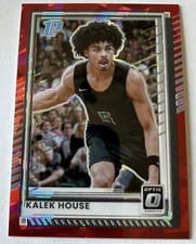 2025 Panini Donruss Kalek House Red Cracked Ice Optic #74 card