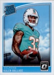 2018 Donruss Optic Base Set Kalen Ballage #180 card