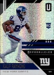 2018 Panini Unparalleled Base Set Kalif Raymond #144 card