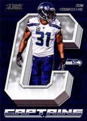 2018 Score Captains Kam Chancellor #26 card