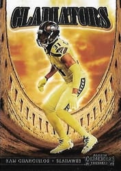 2021 Panini Contenders Gladiators Kam Chancellor #GLD-KCH card