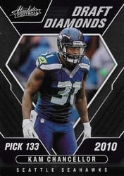 2022 Panini Absolute Draft Diamonds Kam Chancellor #DD-20 card