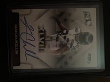 2022 Panini Select Super Bowl Signatures Kam Chancellor #SBXLVIII-KC card