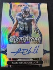 2024 Panini Prizm Significant Signatures Kam Chancellor #SS-KCR card