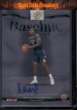 2025-26 Finest Baseline Autographs Kam Jones #BA-KJ card