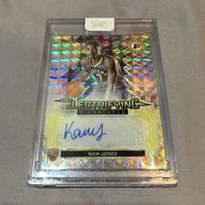 2025-26 Finest Electrifying Signatures Kam Jones #ESG-KJ card