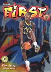 2025-26 Finest First Kam Jones #F-28 card