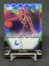 2025-26 Topps Cosmic Chrome Singularity Signatures Kam Jones #SS-KJ card
