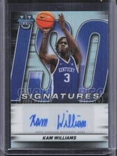 2025-26 Bowman University Best Iso Signatures Kam Williams #IS-KW card