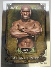 2026 Topps Chrome UFC Allen And Ginter Kamaru Usman Aqua Refractor #AG-17 card