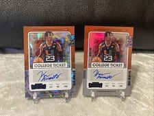 2022 Panini Chronicles Draft Picks Contenders College Ticket Autograph Kameron McGusty #CT-KMC card