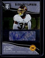 2021 Panini Chronicles Totally Certified Signatures Kamren Curl #TCS-KCU card