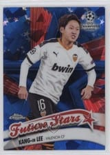 2019 Topps Chrome UEFA Champions League Sapphire Future Stars Kang in Lee #FS-KIL card