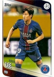 2025-26 Topps UEFA Club Competitions Base Set Kang-in Lee #185 card