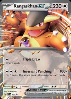 2023 Scarlet & Violet Black Star Promos Kangaskhan ex #55 card