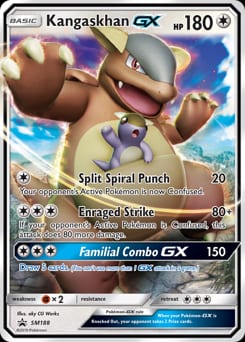 SM Black Star Promos Kangaskhan-GX #SM188 card