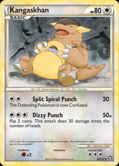 2010 HS—Triumphant Kangaskhan #36 card