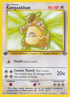 Jungle Kangaskhan #21 card