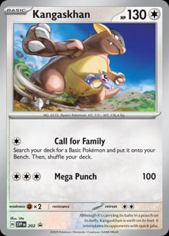 2022 Scarlet & Violet Promos Kangaskhan #202 card